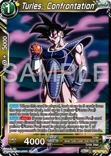 Turles, Confrontation (BT27-075) [History of Z] (ONLINE ORDER ONLY)