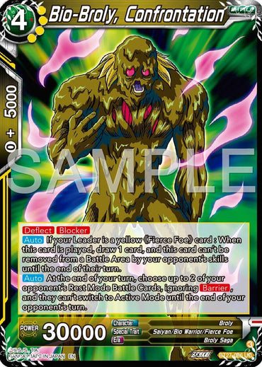Bio-Broly, Confrontation (BT27-086) [History of Z] (ONLINE ORDER ONLY)