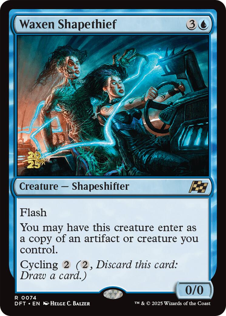 Waxen Shapethief [Aetherdrift Prerelease Promos]