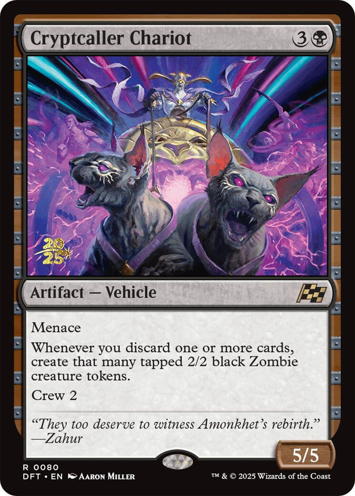 Cryptcaller Chariot [Aetherdrift Prerelease Promos]