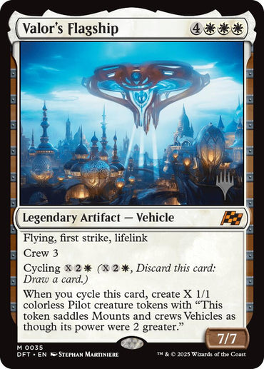 Valor's Flagship (Promo Pack) [Aetherdrift Promos]