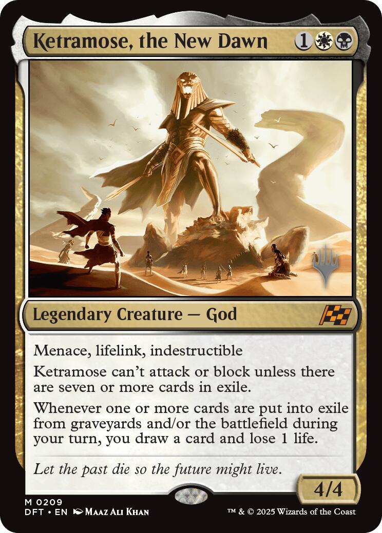 Ketramose, the New Dawn (Promo Pack) [Aetherdrift Promos]