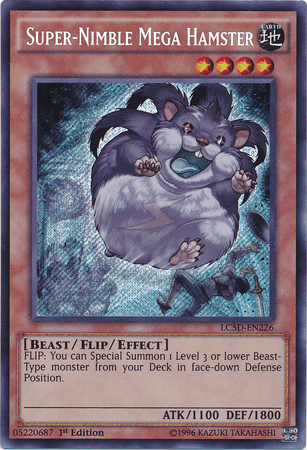 Super-Nimble Mega Hamster [LC5D-EN226] Secret Rare (ONLINE ORDER ONLY)