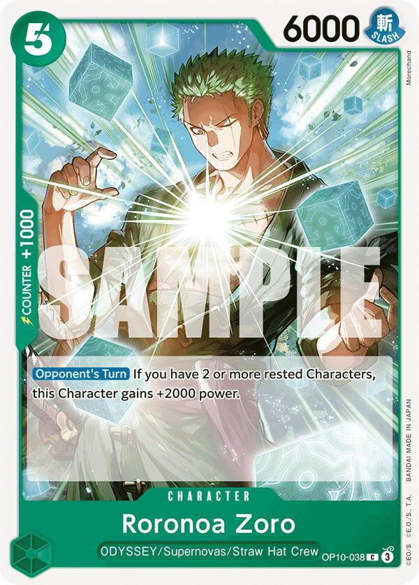 Roronoa Zoro (038) [Royal Blood] (ONLINE ORDER ONLY)