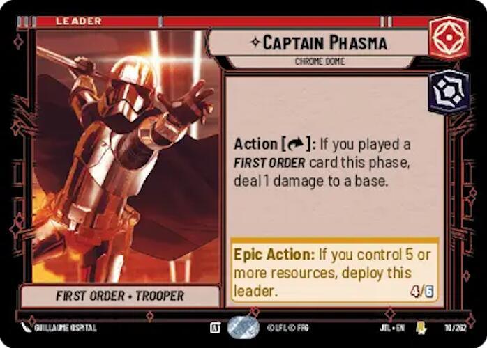 Captain Phasma - Chrome Dome (010/257) [Jump to Lightspeed] (ONLINE ORDER ONLY)