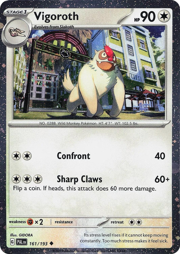 Vigoroth (161/193) (Cosmos Holo) [Scarlet & Violet: Paldea Evolved] (ONLINE ORDER ONLY)