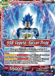 Vegeta // SSB Vegeta, Saiyan Pride (BT27-001) [History of Z] (ONLINE ORDER ONLY)