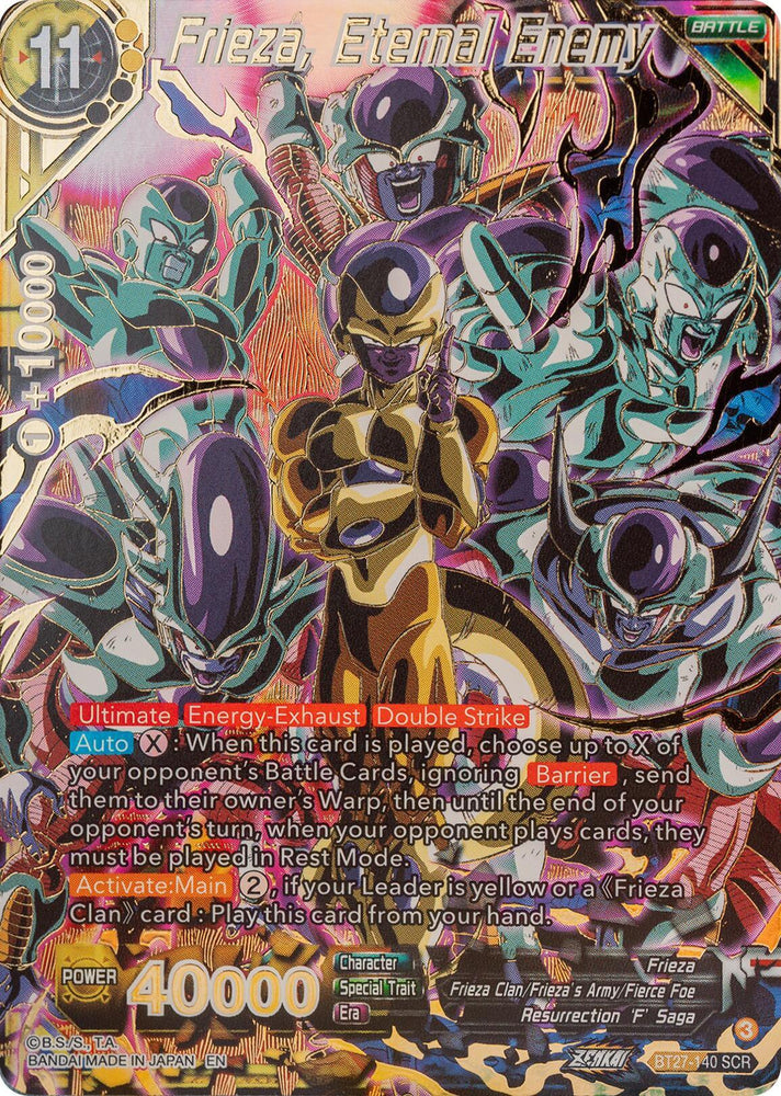 Frieza, Eternal Enemy (BT27-140) [History of Z] (ONLINE ORDER ONLY)