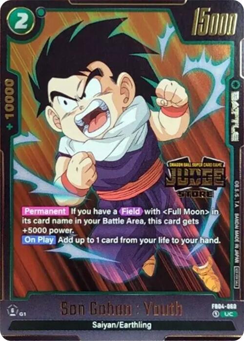 Son Gohan : Youth (Judge Pack 03) [Fusion World Tournament Cards] (ONLINE ORDER ONLY)
