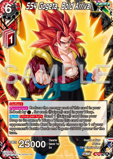 SS4 Gogeta, Bold Arrival (BT27-123) [History of Z] (ONLINE ORDER ONLY)