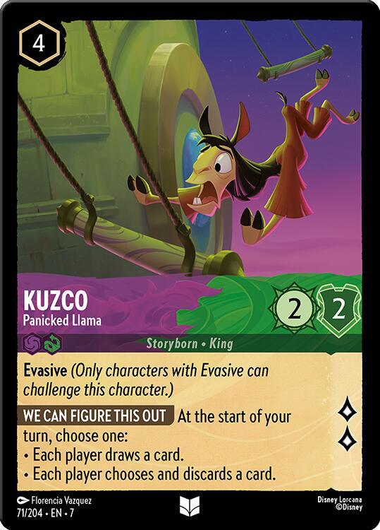 Kuzco - Panicked Llama (71/204) [Archazia's Island] (ONLINE ORDER ONLY)