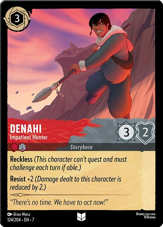 Denahi - Impatient Hunter (124/204) [Archazia's Island] (ONLINE ORDER ONLY)