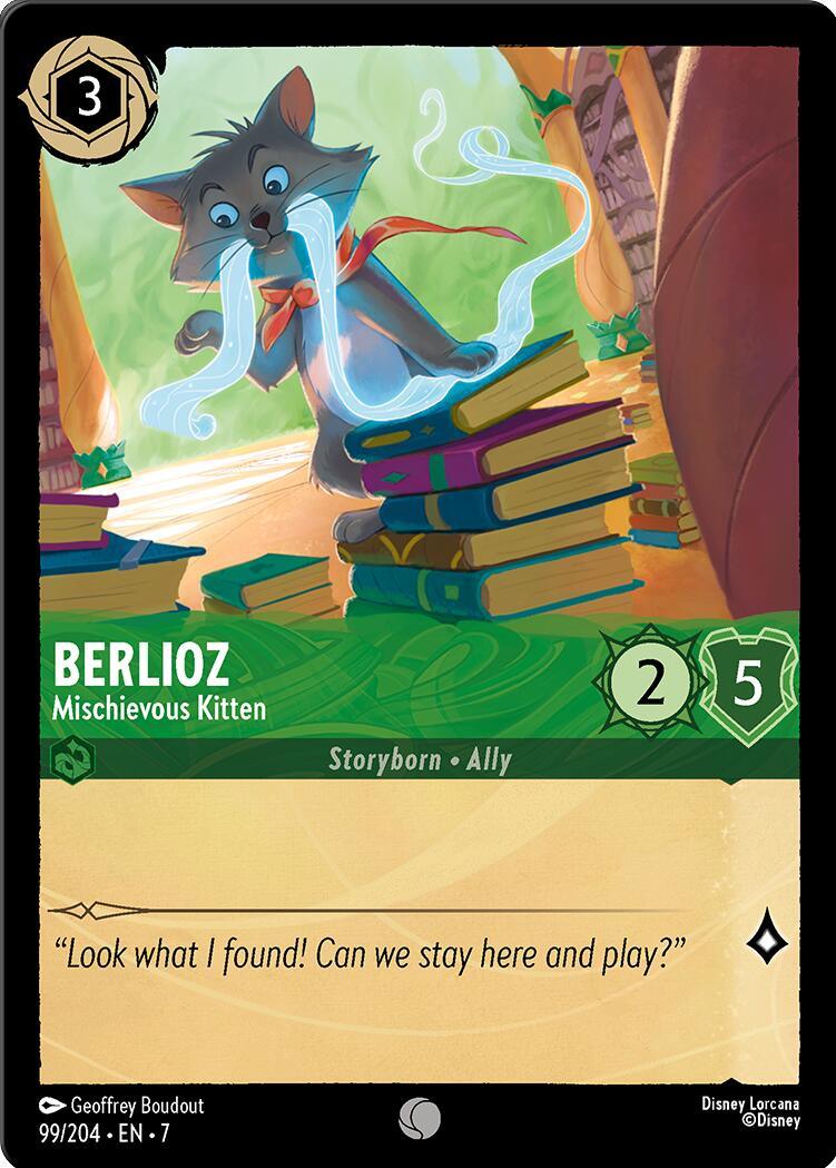 Berlioz - Mischievous Kitten (99/204) [Archazia's Island] (ONLINE ORDER ONLY)