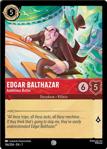Edgar Balthazar - Ambitious Butler (146/204) [Archazia's Island] (ONLINE ORDER ONLY)