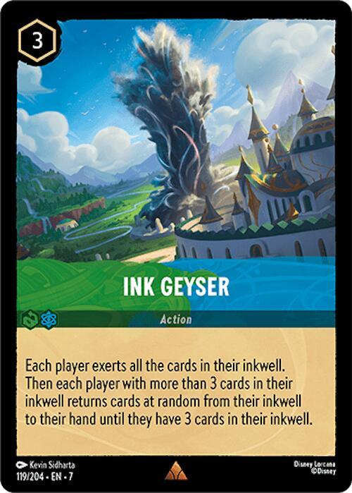 Ink Geyser (119/204) [Archazia's Island] (ONLINE ORDER ONLY)