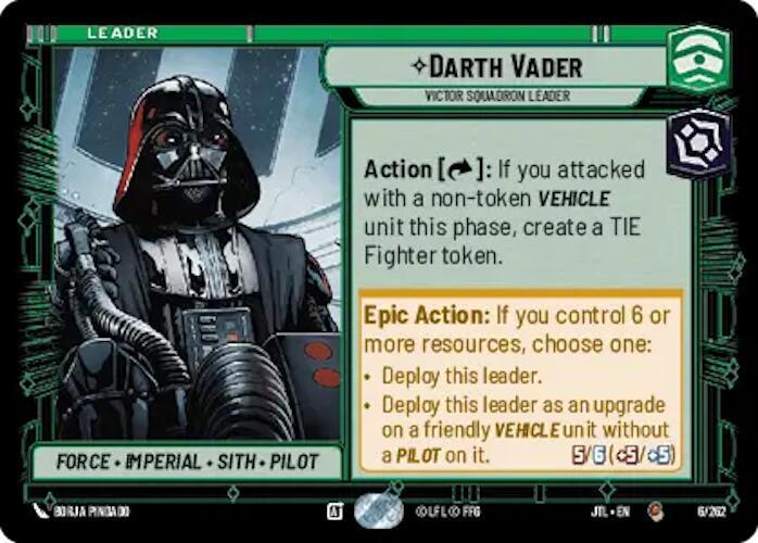 Darth Vader - Victor Squadron Leader (006/257) [Jump to Lightspeed] (ONLINE ORDER ONLY)