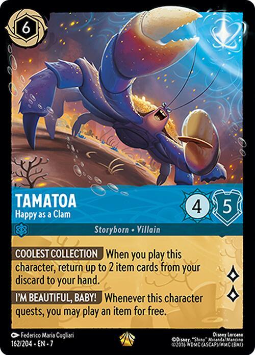Tamatoa - Happy as a Clam (162/204) [Archazia's Island] (ONLINE ORDER ONLY)