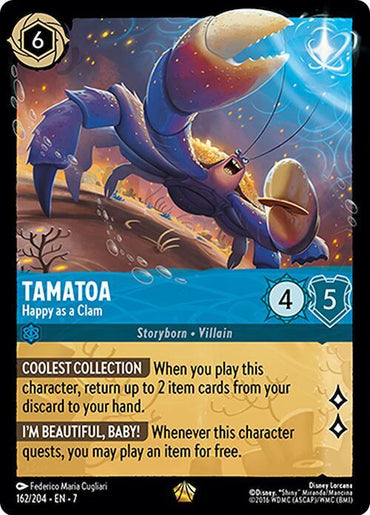 Tamatoa - Happy as a Clam (162/204) [Archazia's Island] (ONLINE ORDER ONLY)