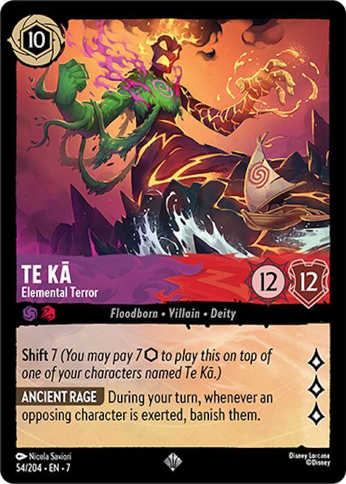 Te Ka - Elemental Terror (54/204) [Archazia's Island] (ONLINE ORDER ONLY)