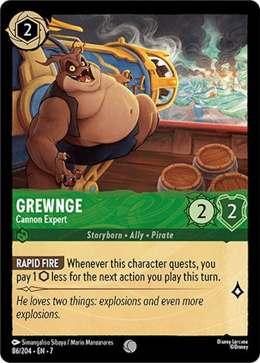 Grewnge - Cannon Expert (86/204) [Archazia's Island] (ONLINE ORDER ONLY)