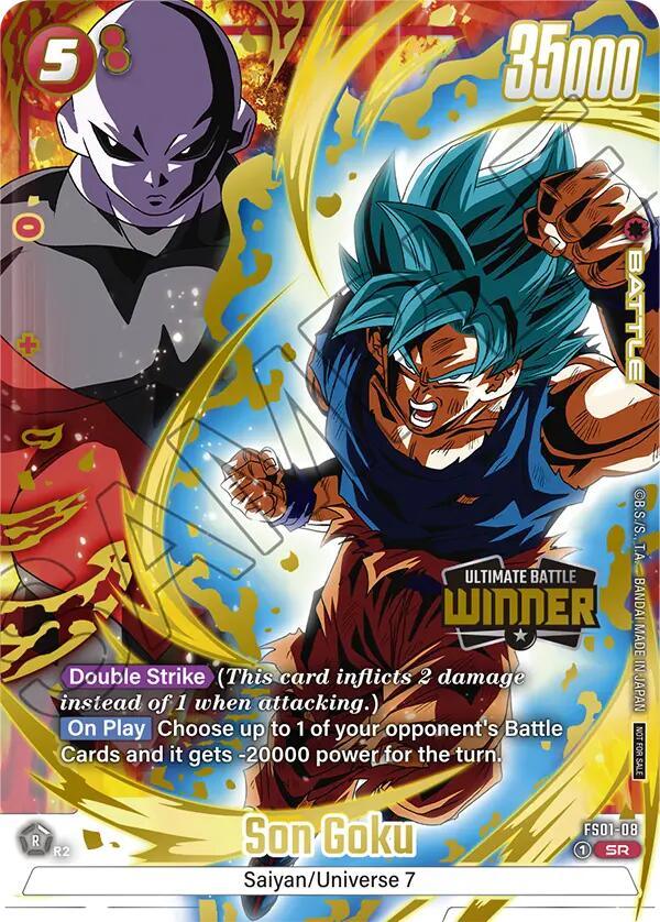 Son Goku (FS01-08) (Ultimate Battle Winner) [Tournament and Championship Promos] (ONLINE ORDER ONLY)