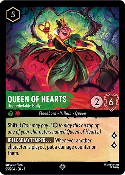 Queen of Hearts - Unpredictable Bully (95/204) [Archazia's Island] (ONLINE ORDER ONLY)