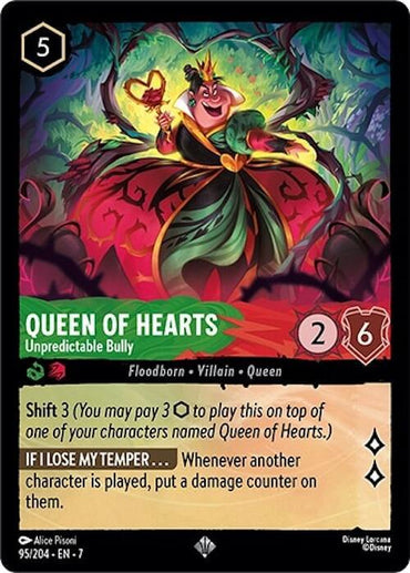 Queen of Hearts - Unpredictable Bully (95/204) [Archazia's Island] (ONLINE ORDER ONLY)