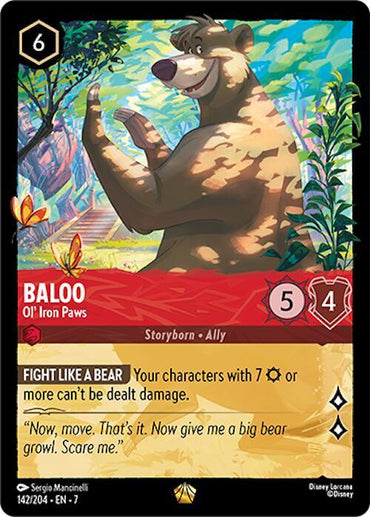 Baloo - Ol' Iron Paws (142/204) [Archazia's Island] (ONLINE ORDER ONLY)