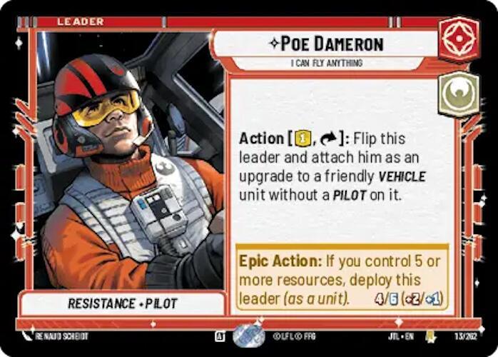 Poe Dameron - I Can Fly Anything (013/257) [Jump to Lightspeed] (ONLINE ORDER ONLY)
