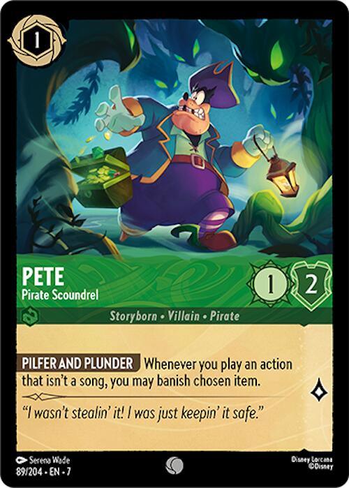 Pete - Pirate Scoundrel (89/204) [Archazia's Island] (ONLINE ORDER ONLY)
