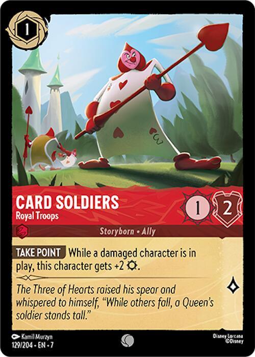 Card Soldiers - Royal Troops (129/204) [Archazia's Island] (ONLINE ORDER ONLY)