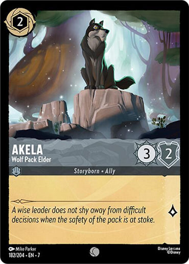 Akela - Wolf Pack Elder (182/204) [Archazia's Island] (ONLINE ORDER ONLY)