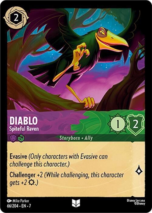 Diablo - Spiteful Raven (66/204) [Archazia's Island] (ONLINE ORDER ONLY)