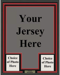 Framed Custom Frame Your Jersey 35x39 Professionally Framed & Matted Deluxe Framing with Photos Jersey Free Shipping (ONLINE ORDER ONLY)