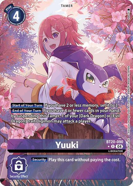 Yuuki [BT20-090] (Special Booster Ver.2.5 Celebration Event -Winner-) [Release Special Booster 2.5 Celebration Event Cards] (ONLINE ORDER ONLY)