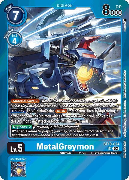 MetalGreymon [BT10-024] (Special Event Pack 2025) [Xros Encounter Promos] (ONLINE ORDER ONLY)