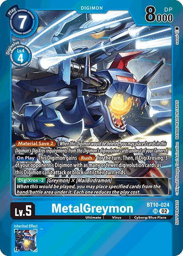 MetalGreymon [BT10-024] (Special Event Pack 2025) [Xros Encounter Promos] (ONLINE ORDER ONLY)