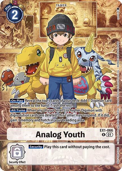 Analog Youth [EX1-066] (Special Event Pack 2025) [Classic Collection Promos] (ONLINE ORDER ONLY)