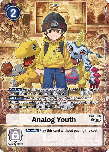 Analog Youth [EX1-066] (Special Event Pack 2025) [Classic Collection Promos] (ONLINE ORDER ONLY)