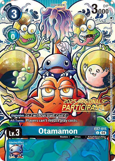 Otamamon [EX7-015] (2025 Regionals Participant) [Digimon LIBERATOR Promos] (ONLINE ORDER ONLY)