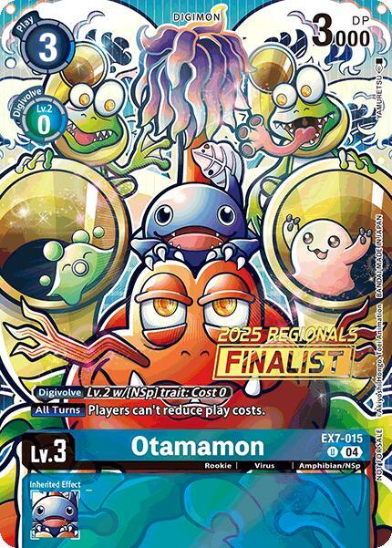 Otamamon [EX7-015] (2025 Regionals Finalist) [Digimon LIBERATOR Promos] (ONLINE ORDER ONLY)
