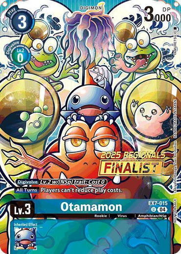 Otamamon [EX7-015] (2025 Regionals Finalist) [Digimon LIBERATOR Promos] (ONLINE ORDER ONLY)