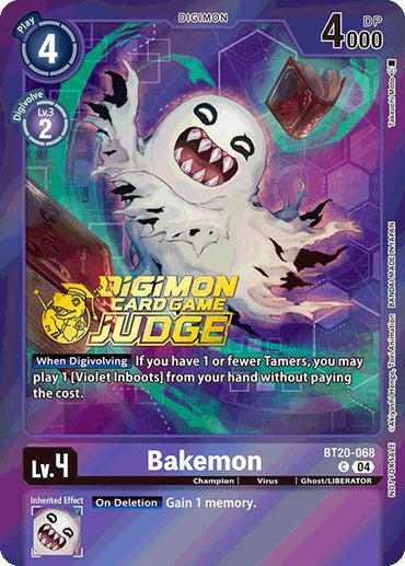 Bakemon [BT20-068] (Judge Pack 2025 Wave 1) [Release Special Booster Ver.2.5 Promos] (ONLINE ORDER ONLY)