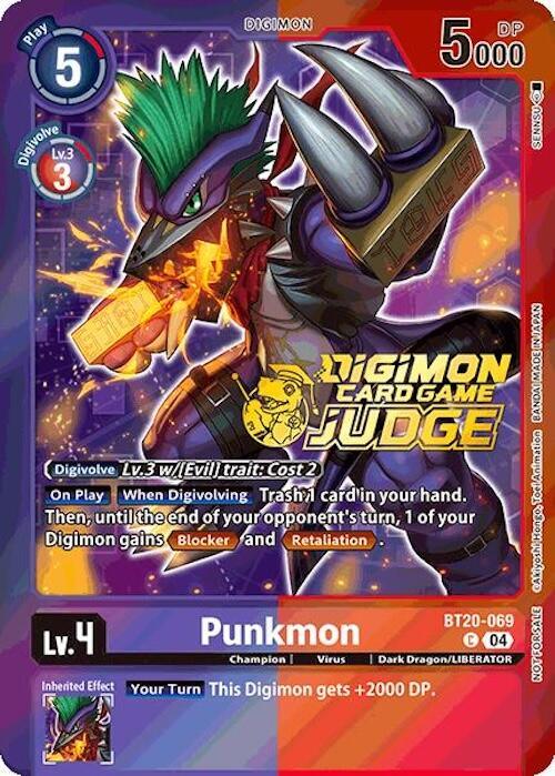 Punkmon [BT20-069] (Judge Pack 2025 Wave 1) [Release Special Booster Ver.2.5 Promos] (ONLINE ORDER ONLY)