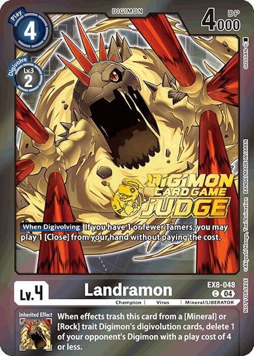 Landramon [EX8-048] (Judge Pack 2025 Wave 1) [Chain of Liberation Promos] (ONLINE ORDER ONLY)
