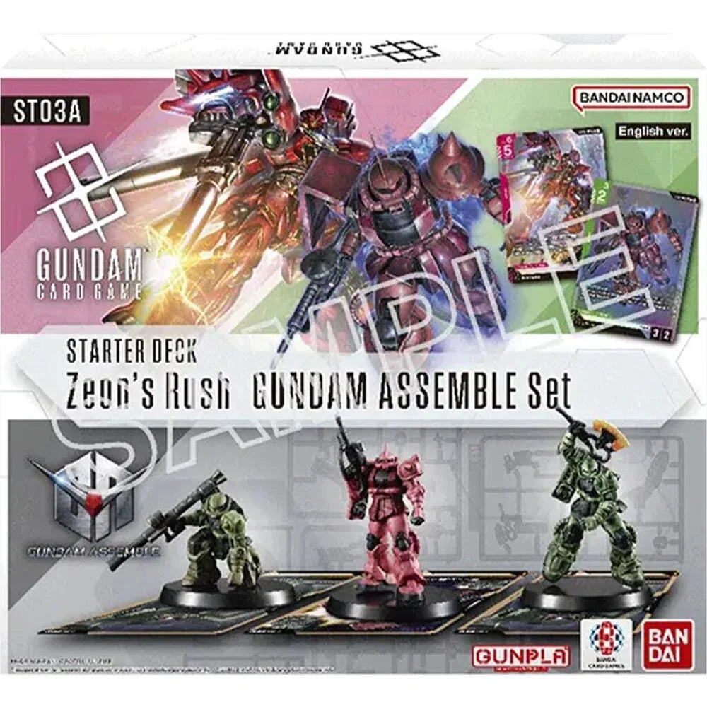 Starter Deck 03: Zeon's Rush - Gundam Assemble Starter Set - Starter Deck 03: Zeon's Rush (ST03) (ONLINE ORDER ONLY)