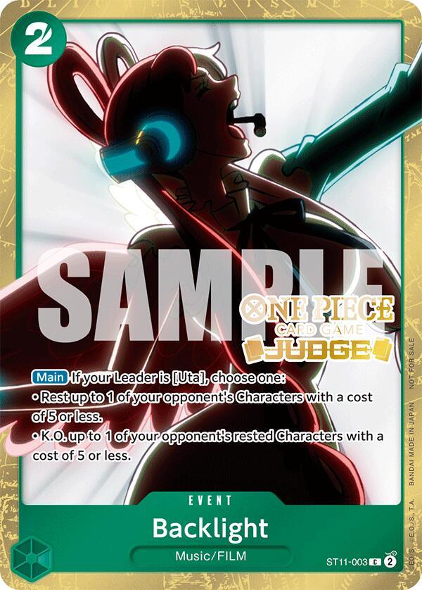 Backlight (Judge Pack Vol. 5) [One Piece Promotion Cards] (ONLINE ORDER ONLY)