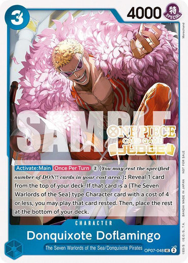 Donquixote Doflamingo (Judge Pack Vol. 5) [One Piece Promotion Cards] (ONLINE ORDER ONLY)