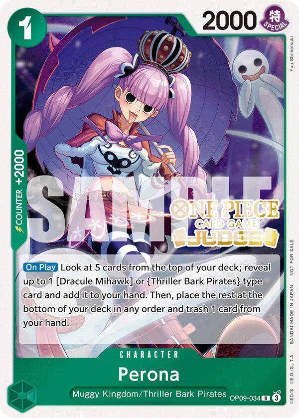Perona (Judge Pack Vol. 5) [One Piece Promotion Cards] (ONLINE ORDER ONLY)