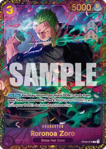 Roronoa Zoro (Championship 25-26 Regionals Season 1) [One Piece Promotion Cards] (ONLINE ORDER ONLY)